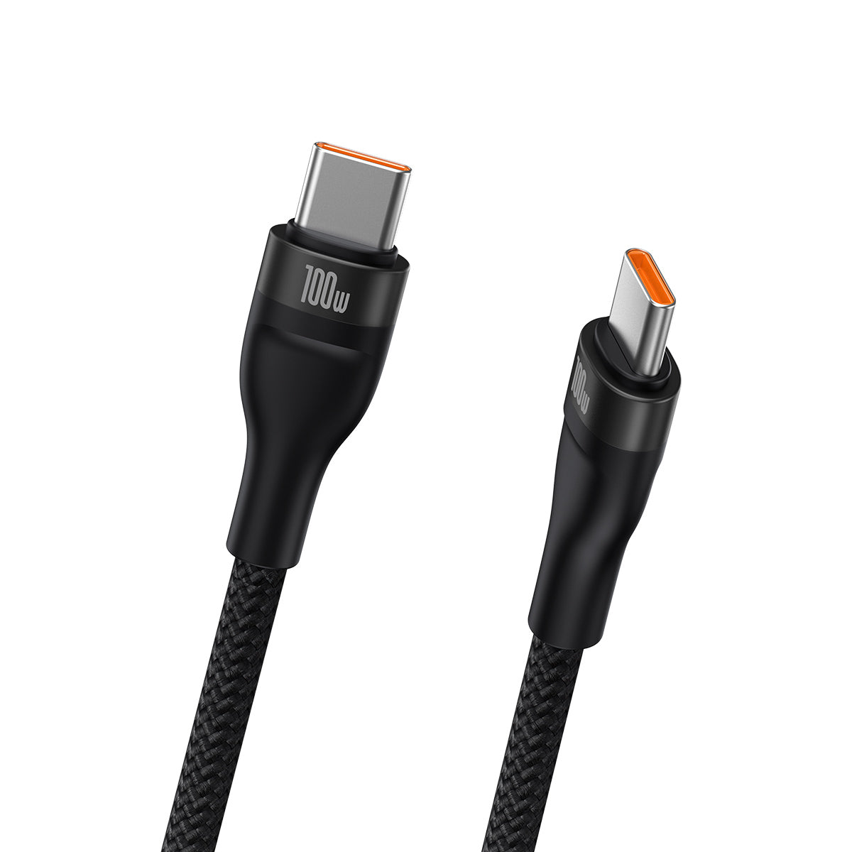 baseus-flash-2-in-1-usb-c-cable-100w-4-9ft-150cm-dual-device-fast-charging-and-d image 4