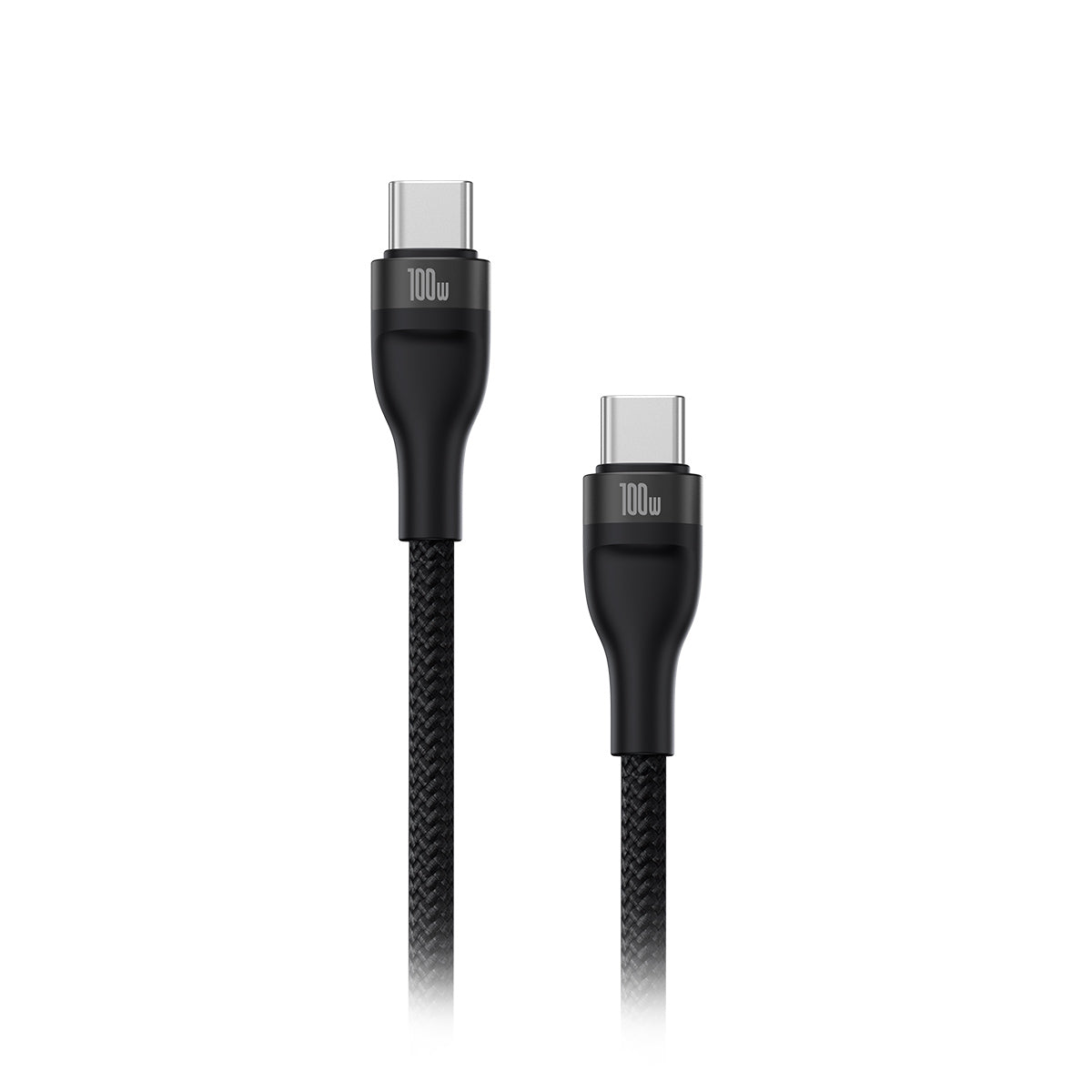 baseus-flash-2-in-1-usb-c-cable-100w-4-9ft-150cm-dual-device-fast-charging-and-d image 5