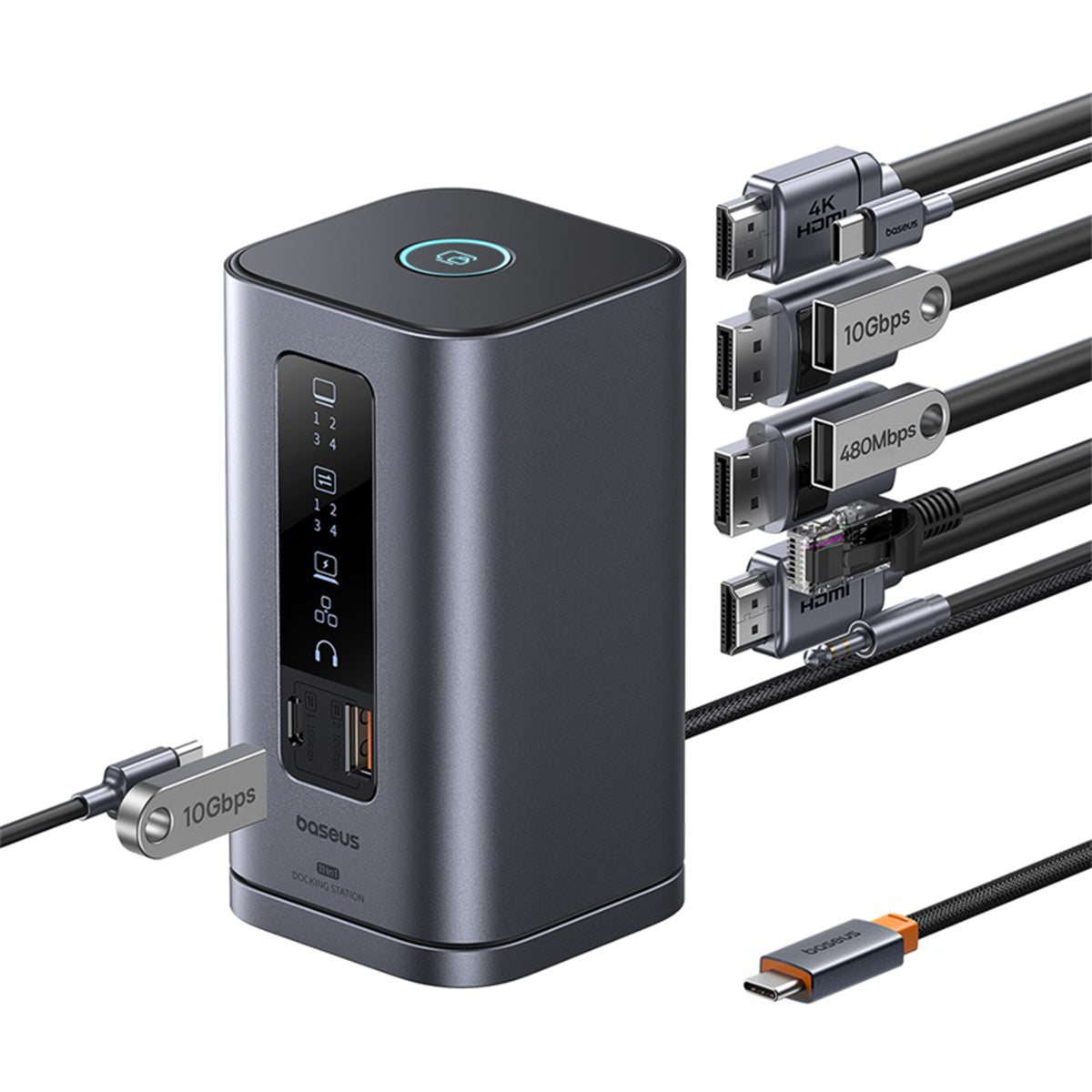 baseus-spacemate-11-in-1-docking-station-with-triple-display image 3