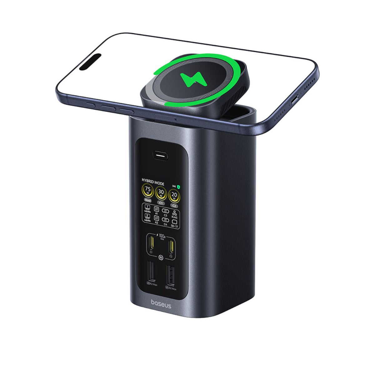 baseus-spacemate-rd1-pro-15-in-1-docking-station-dual-4k-displays-gan-fast-charg image 2