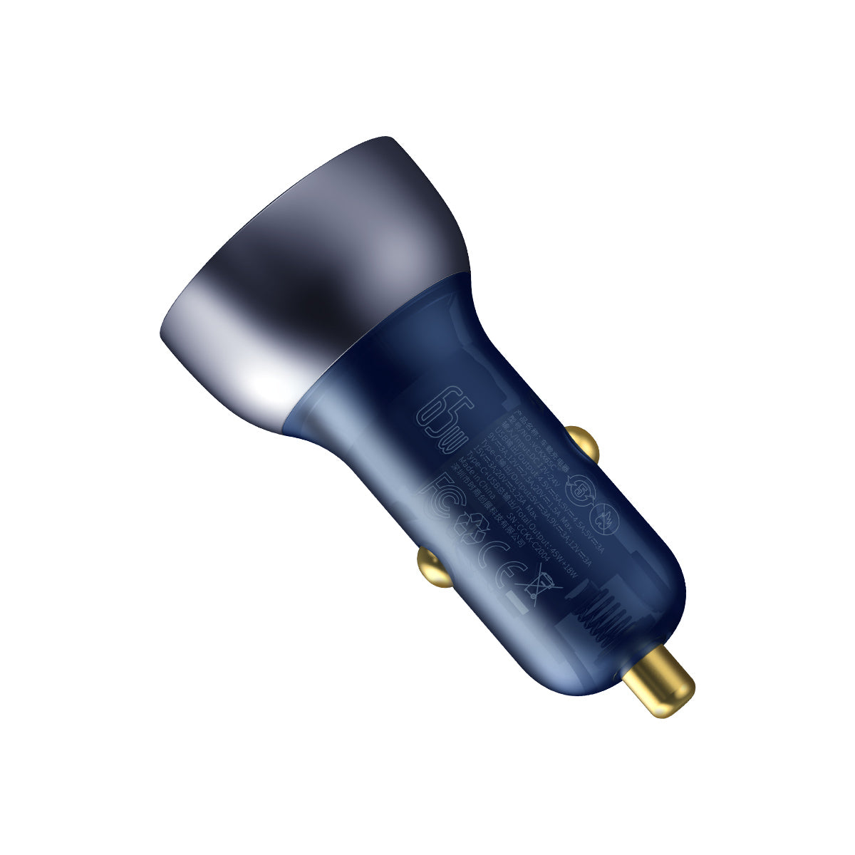 baseus-usb-a-usb-c-car-charger-65w image 2