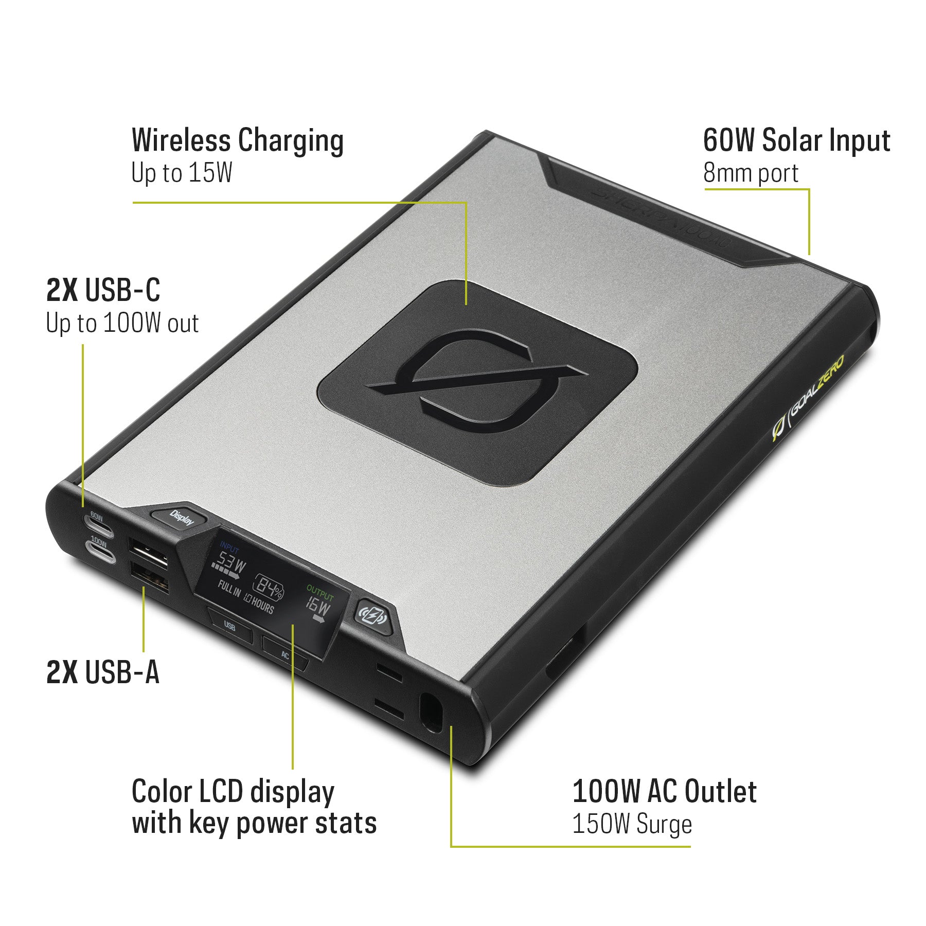 goal-zero-sherpa-100ac-nomad-50-solar-panel-complete-kit image 2